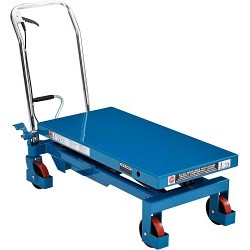 Sim Imports SCGL1002 Scissor Lift Table, 2200 lb, 40 in Platform Length, 20 in Platform Width